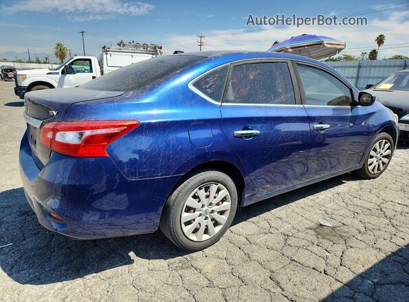 3N1AB7AP2HY329760 2017 NISSAN SENTRA Blue Rear right