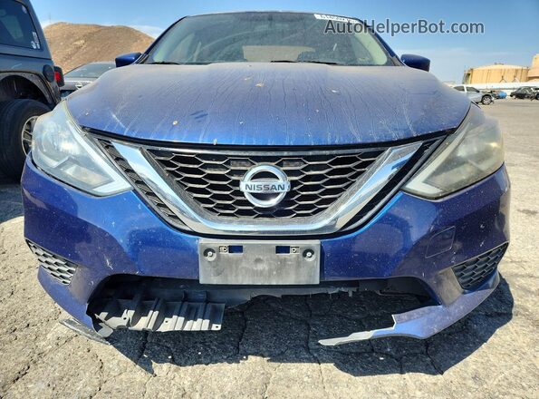3N1AB7AP2HY329760 2017 NISSAN SENTRA Blue Front view