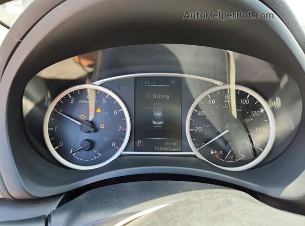 3N1AB7AP2HY329760 2017 NISSAN SENTRA Blue Instrument cluster view