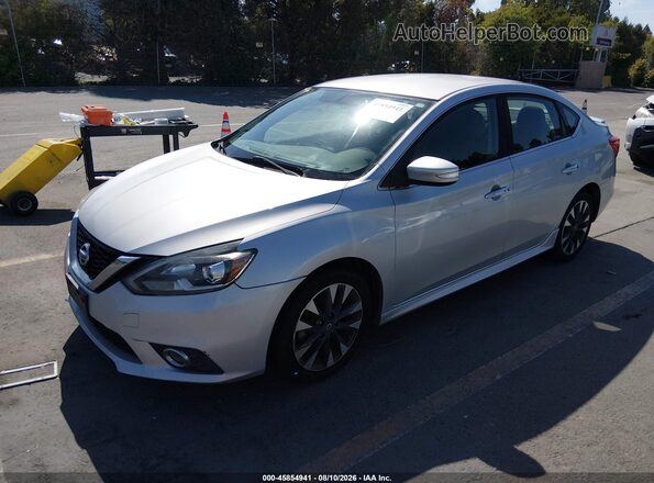 3N1AB7AP2HY340077 2017 NISSAN SENTRA Silver Առջևի ձախ երեք քառորդ տեսարան