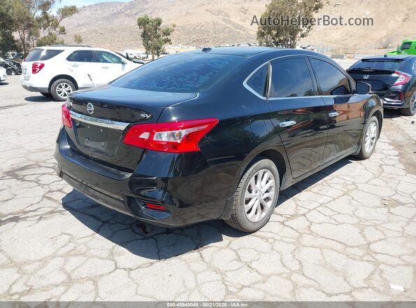 3N1AB7AP2HY357588 2017 NISSAN SENTRA Black Tył prawy