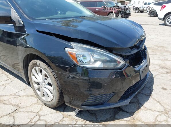 3N1AB7AP2HY357588 2017 NISSAN SENTRA Black Widok zestawu wskaźników