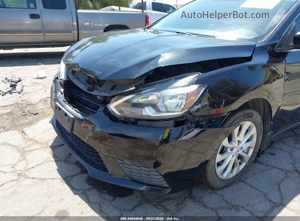 3N1AB7AP2HY357588 2017 NISSAN SENTRA Black Widok z przodu