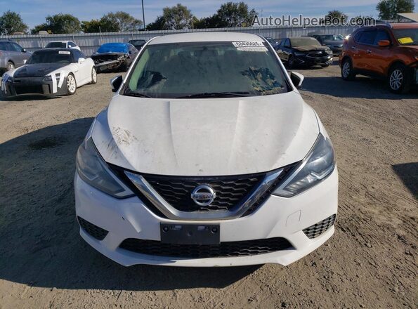 3N1AB7AP2HY360149 2017 NISSAN SENTRA White წინა ხედი