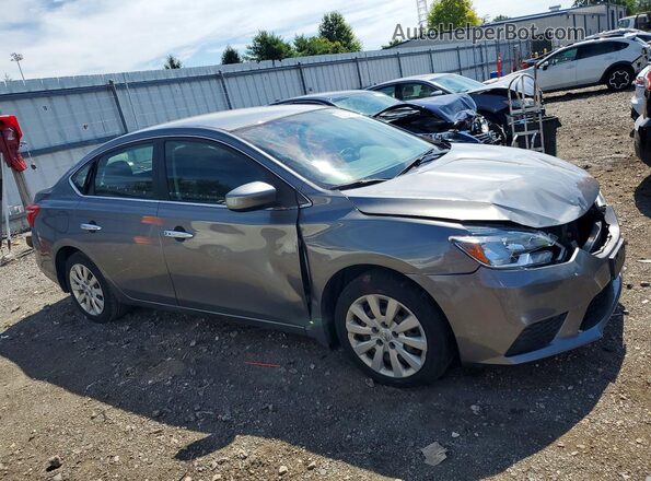 3N1AB7AP2HY362502 2017 NISSAN SENTRA Gray წინა მარჯვენა