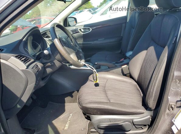 3N1AB7AP2HY362502 2017 NISSAN SENTRA Gray წინა სალონის ხედი