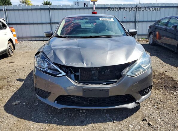 3N1AB7AP2HY362502 2017 NISSAN SENTRA Gray წინა ხედი