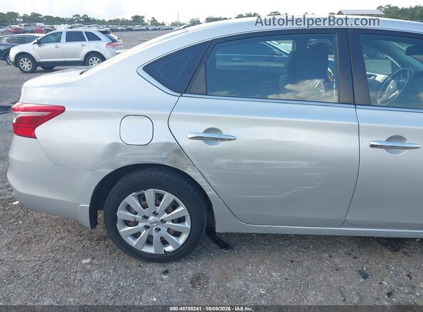 3N1AB7AP2HY367036 2017 NISSAN SENTRA Серебряный Вид спереди