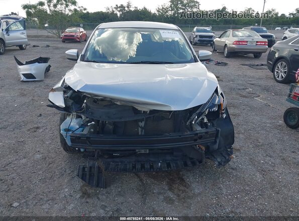 3N1AB7AP2HY367036 2017 NISSAN SENTRA Серебряный Вид щитка приборов