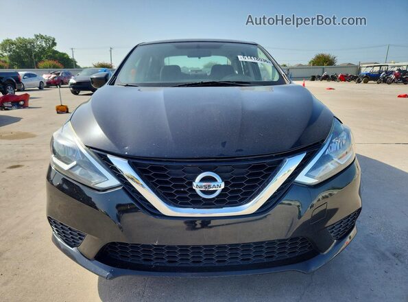 3N1AB7AP2HY374939 2017 NISSAN SENTRA Black წინა ხედი