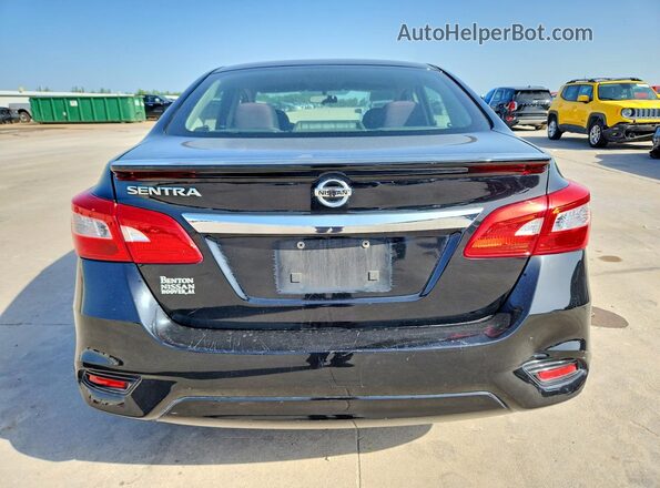 3N1AB7AP2HY374939 2017 NISSAN SENTRA Black უკანა ხედი