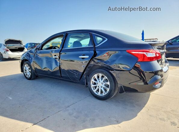 3N1AB7AP2HY374939 2017 NISSAN SENTRA Black უკანა მარცხენა