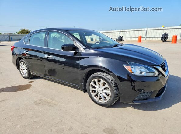 3N1AB7AP2HY374939 2017 NISSAN SENTRA Black წინა მარჯვენა