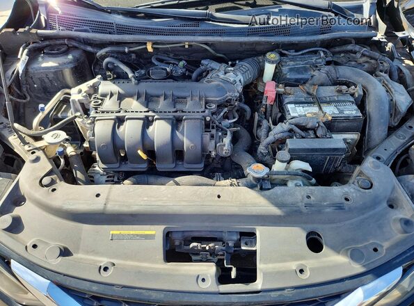 3N1AB7AP2HY374939 2017 NISSAN SENTRA Black უკანა სალონის ხედი