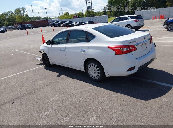 3N1AB7AP2HY398643 2017 NISSAN SENTRA Белый Задняя левая четверть