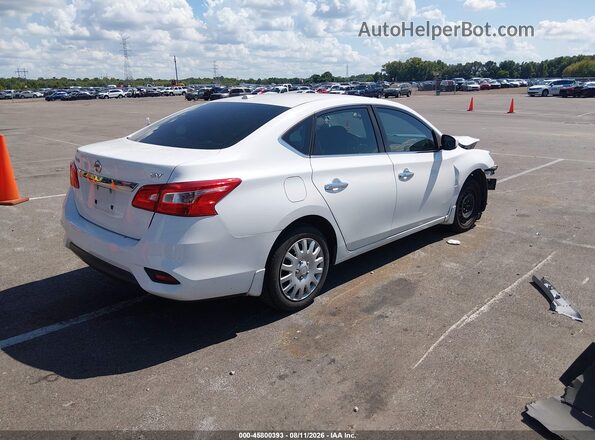 3N1AB7AP2HY398643 2017 NISSAN SENTRA Белый Задняя правая четверть