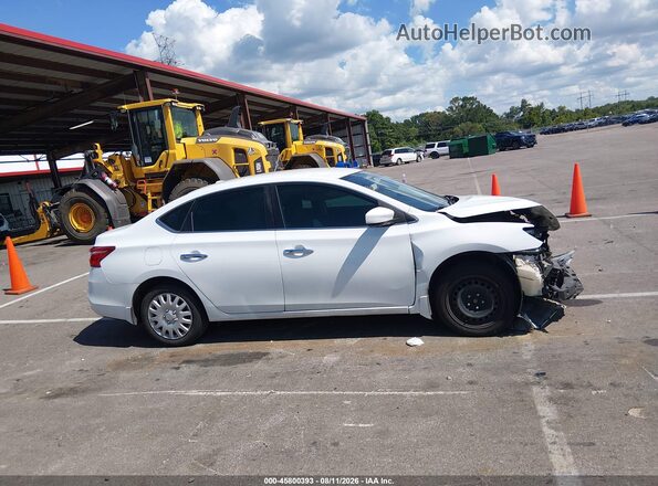 3N1AB7AP2HY398643 2017 NISSAN SENTRA Белый Панорамный вид салона 360°