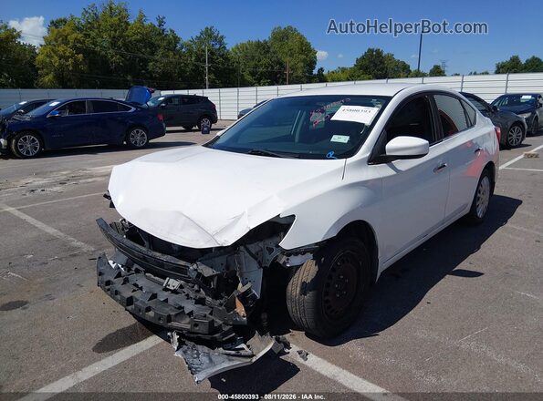 3N1AB7AP2HY398643 2017 NISSAN SENTRA Белый Вид спереди