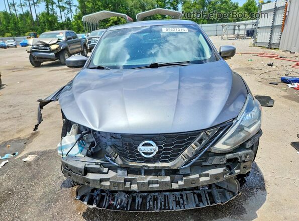 3N1AB7AP2JL618172 2018 NISSAN SENTRA Charcoal Front view