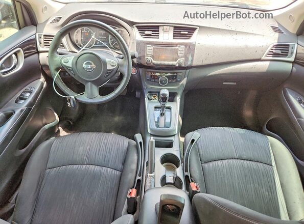 3N1AB7AP2JL618172 2018 NISSAN SENTRA Charcoal Dashboard view