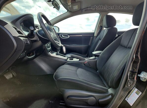 3N1AB7AP2JL619368 2018 NISSAN SENTRA Black Սալոնի դիմացի տեսք
