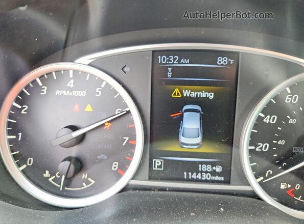3N1AB7AP2JL619368 2018 NISSAN SENTRA Black Սարքավորումների վահանակի տեսք