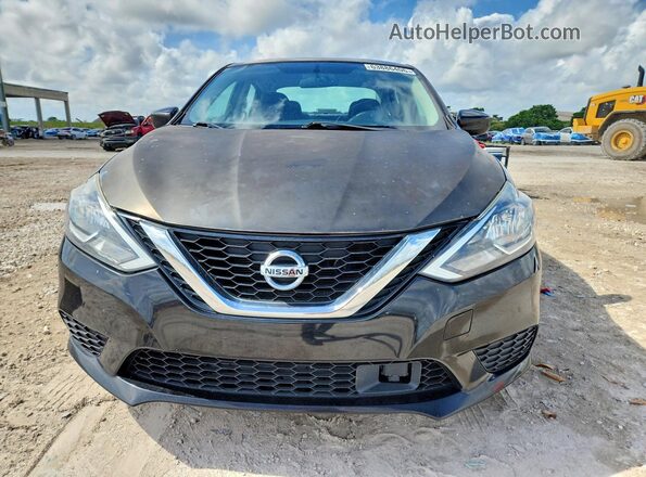 3N1AB7AP2JL619368 2018 NISSAN SENTRA Black Դիմացի տեսք