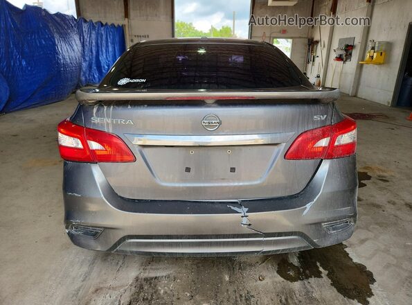 3N1AB7AP2JY209480 2018 NISSAN SENTRA Серый Вид сзади