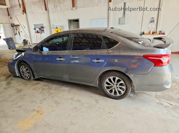 3N1AB7AP2JY209480 2018 NISSAN SENTRA Серый Задняя левая четверть