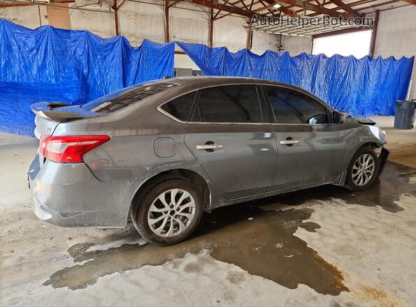 3N1AB7AP2JY209480 2018 NISSAN SENTRA Серый Задняя правая четверть