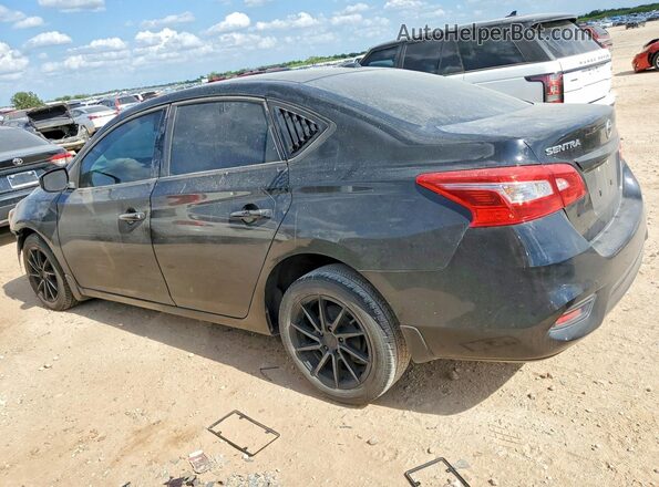 3N1AB7AP2JY212198 2018 NISSAN SENTRA Черный Задняя левая четверть