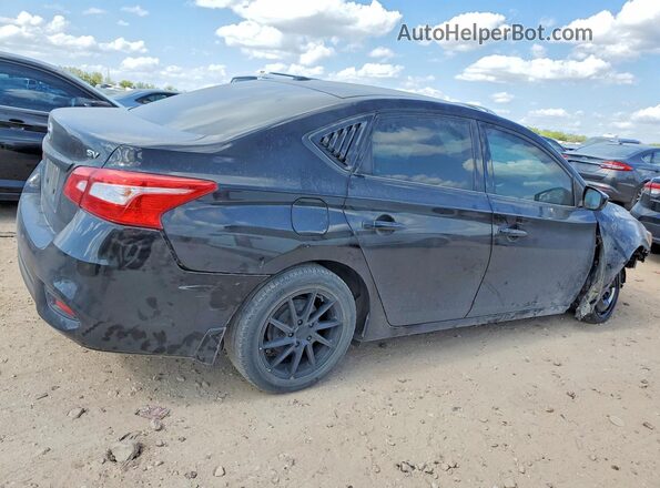 3N1AB7AP2JY212198 2018 NISSAN SENTRA Черный Задняя правая четверть