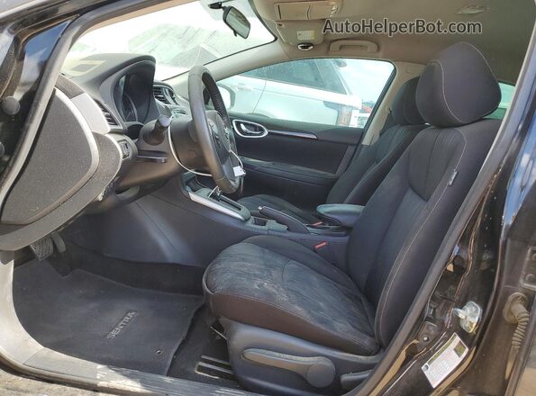 3N1AB7AP2JY212198 2018 NISSAN SENTRA Черный Вид салона спереди