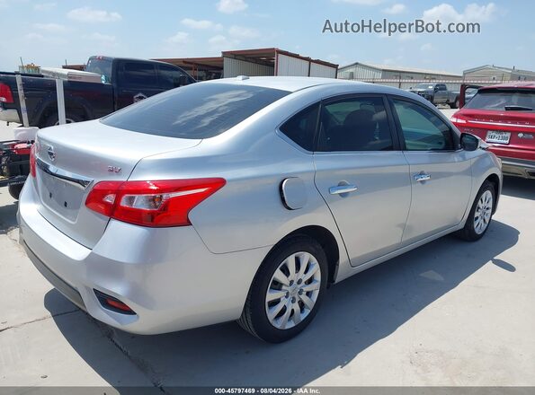 3N1AB7AP2JY226621 2018 NISSAN SENTRA Silver Задня права чверть