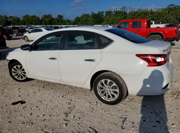 3N1AB7AP2JY238087 2018 NISSAN SENTRA White Հետևի ձախ