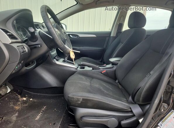 3N1AB7AP2JY248828 2018 NISSAN SENTRA Black Widok wnętrza z przodu