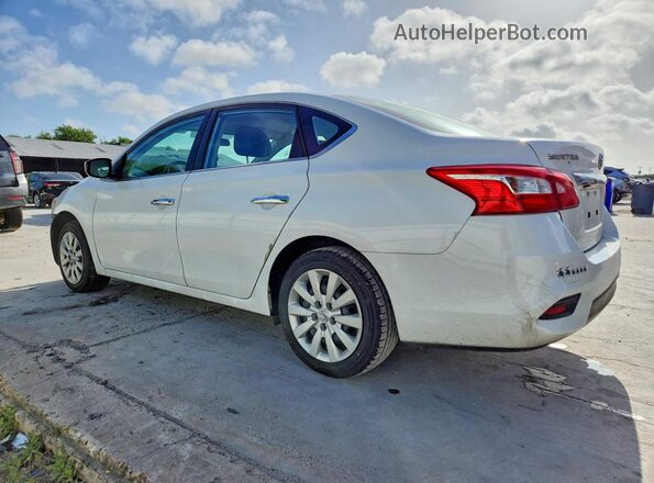 3N1AB7AP2JY258582 2018 NISSAN SENTRA Белый Задняя левая четверть