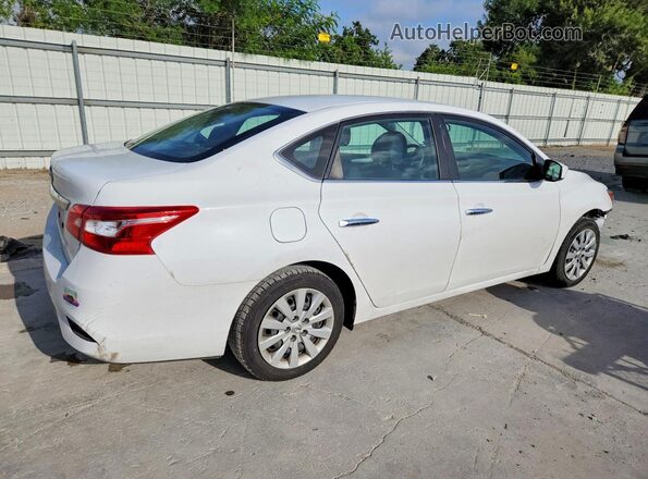 3N1AB7AP2JY258582 2018 NISSAN SENTRA Белый Задняя правая четверть