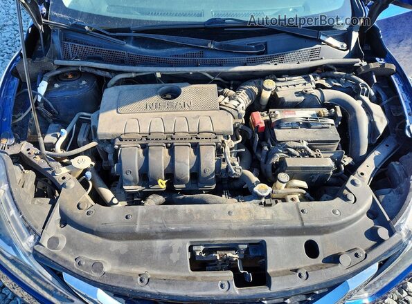 3N1AB7AP2JY273793 2018 NISSAN SENTRA Синий Вид задней части салона