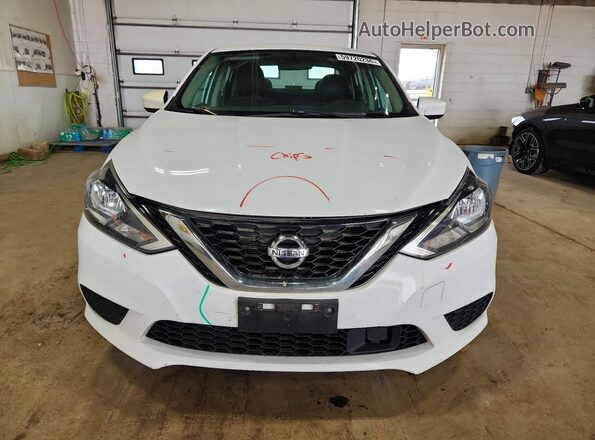 3N1AB7AP2JY285779 2018 NISSAN SENTRA White Widok z przodu