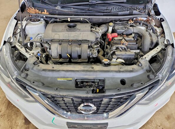 3N1AB7AP2JY285779 2018 NISSAN SENTRA White Widok wnętrza z tyłu