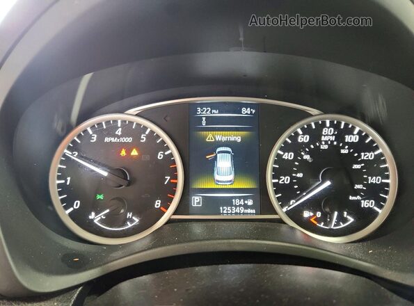 3N1AB7AP2JY285779 2018 NISSAN SENTRA White Widok zestawu wskaźników