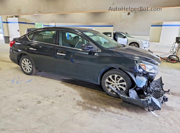 3N1AB7AP2JY287418 2018 NISSAN SENTRA Black Przód prawy
