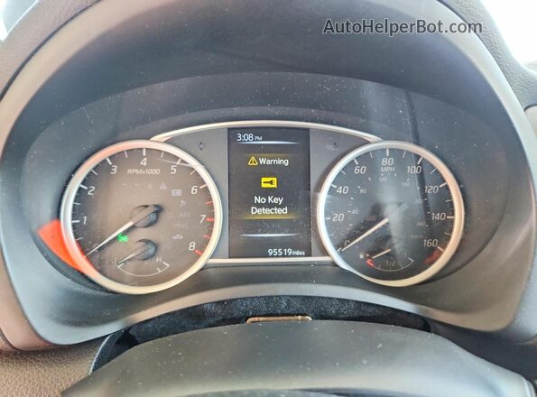 3N1AB7AP2JY292067 2018 NISSAN SENTRA Blue Вид щитка приладів