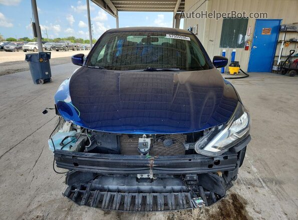 3N1AB7AP2JY292067 2018 NISSAN SENTRA Blue Вид спереду