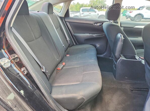 3N1AB7AP2JY310602 2018 NISSAN SENTRA Black Rear seats view