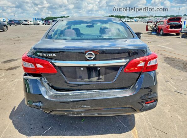 3N1AB7AP2JY310602 2018 NISSAN SENTRA Black Rear view