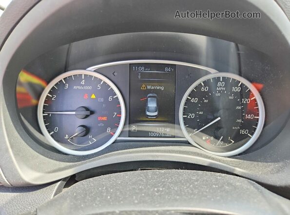 3N1AB7AP2JY310602 2018 NISSAN SENTRA Black Instrument cluster view