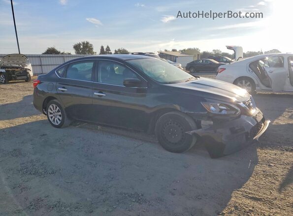 3N1AB7AP2JY312057 2018 NISSAN SENTRA Black Przód prawy