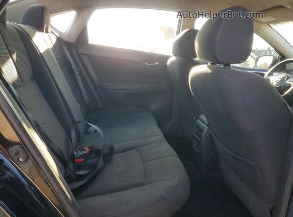 3N1AB7AP2JY312057 2018 NISSAN SENTRA Black Widok tylnych siedzeń